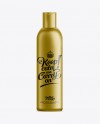 Gold Plastic Cosmetic Bottle with Lid - 300 ml - Free Download Images