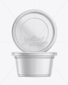 200g Plastic Food Container Mockup