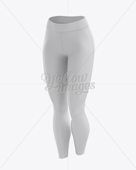 Leggings Mockup / Halfside View