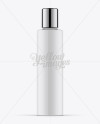 30ml Cosmetic Bottle w/ Chrome Over Cap Mockup 30ml Cosmetic Bottle w/ Chrome Over Cap Mockup