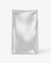 Matte Food Bag Mockup - Front View