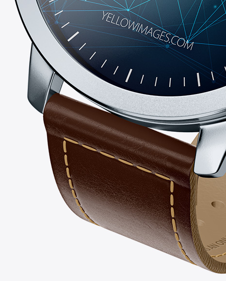 Watch Mockup - Half Side View