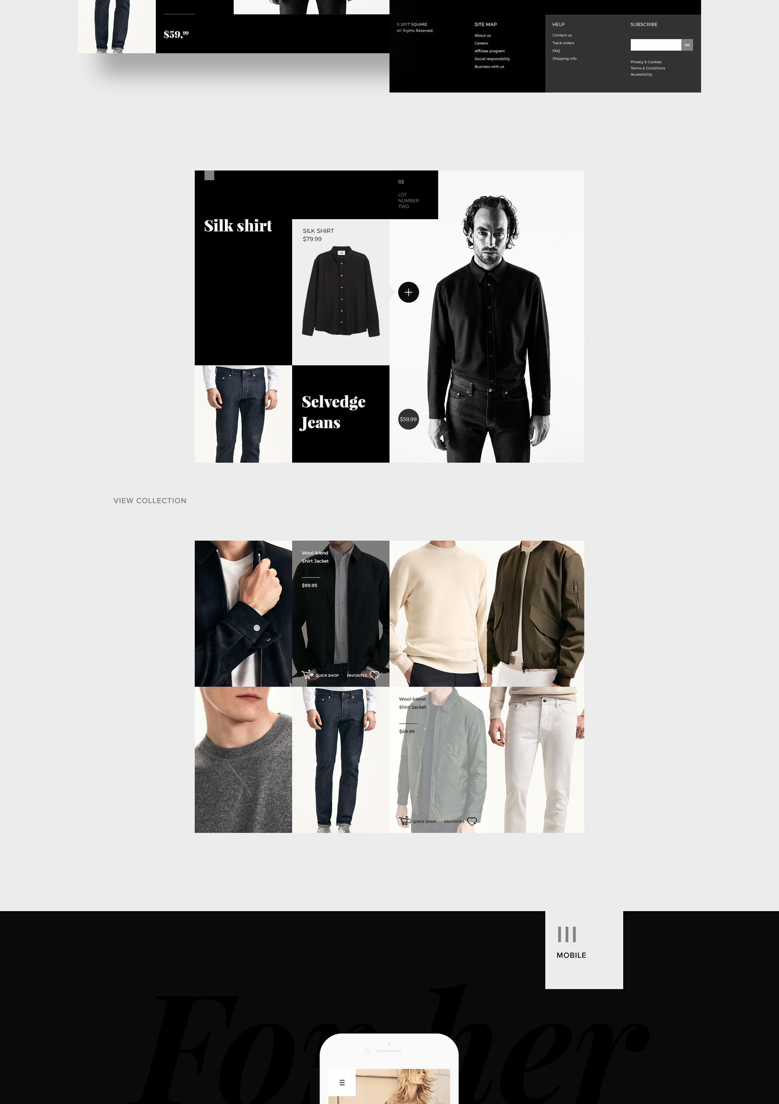 SQUARE LookBook template