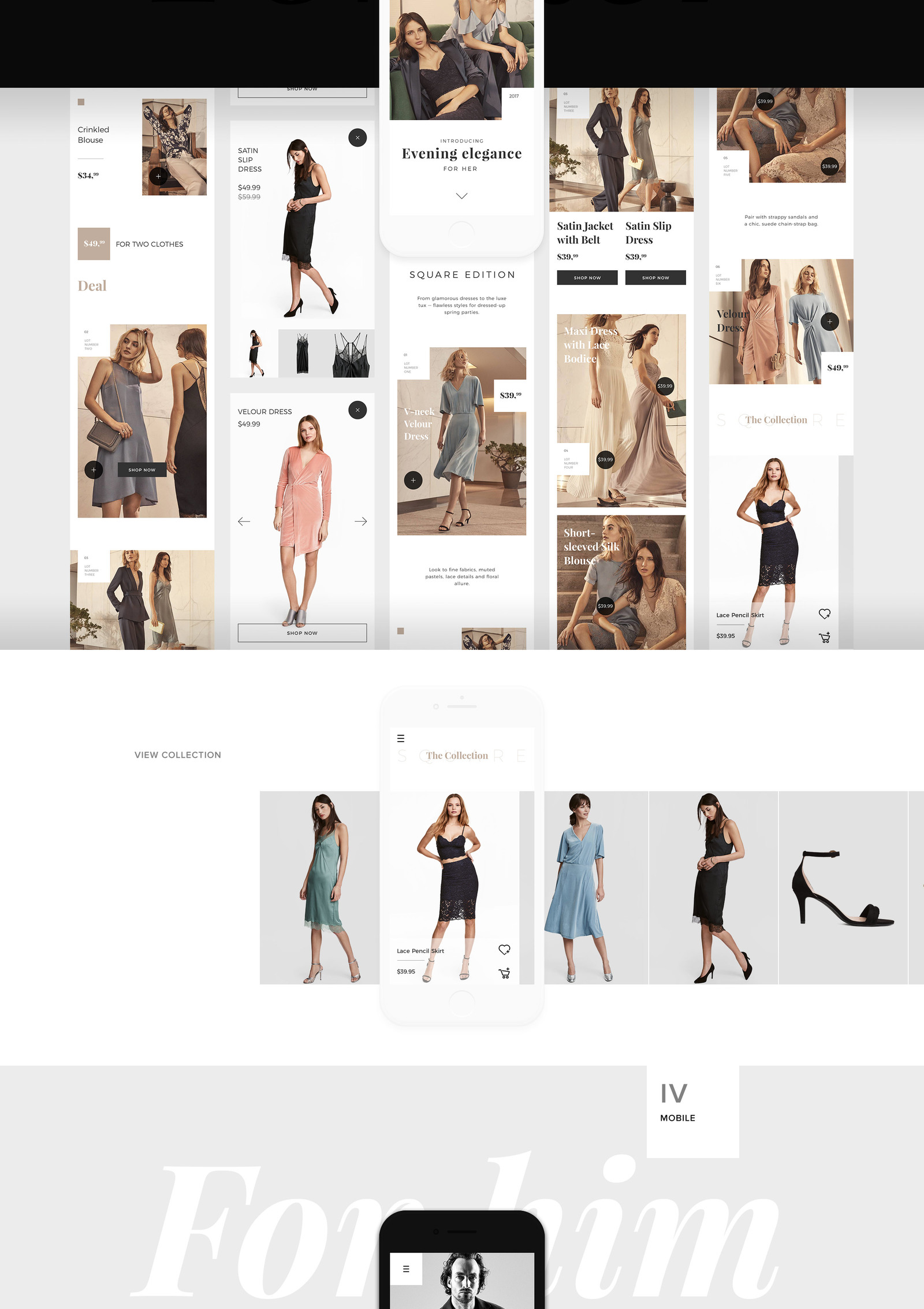 SQUARE LookBook template