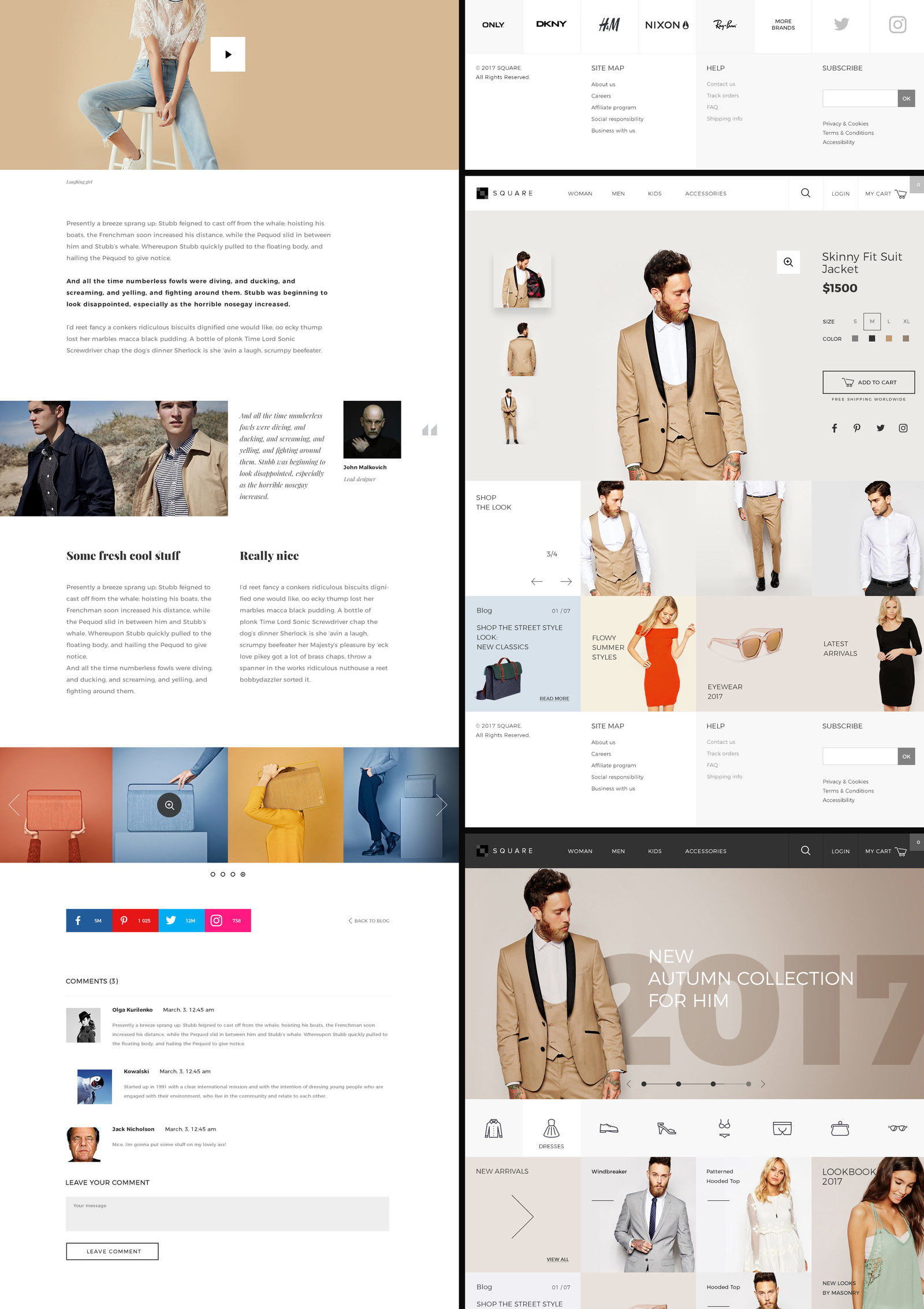 Square UI Kit (Free Samples) Square UI Kit (Free Samples)