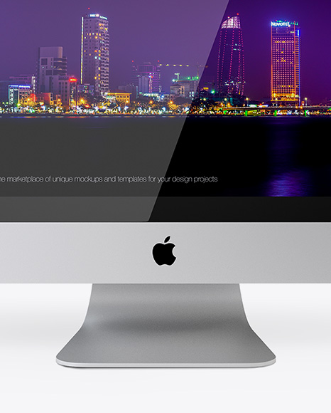 27&#039; iMac Mockup - Front View