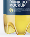 0.5L PET Bottle with Yellow Soft Drink Mockup