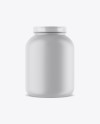 Matte Protein Jar Mockup