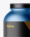 Metallic Protein Jar Mockup
