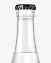 500ml Clear Glass Water Bottle Mockup