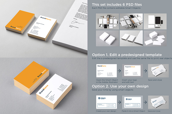 Branding identity Mock-Ups + Templates