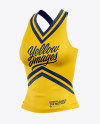 Cheerleader Top Mockup - Half Side View