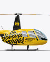 Helicopter Mockup - Side View