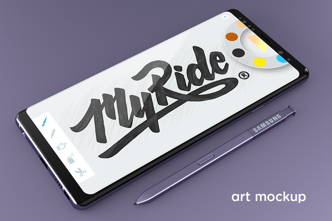 Samsung Galaxy Note 9 Design Mockup