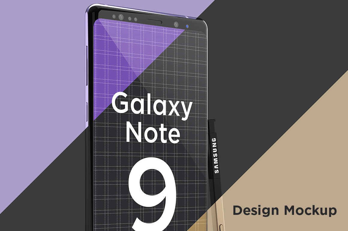 Samsung Galaxy Note 9 Design Mockup