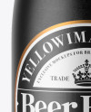 500ml Ceramic Beer Bottle Mockup