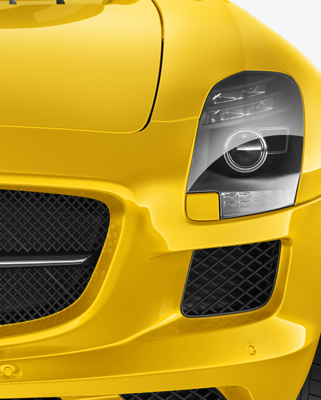 Mercedes-Benz SLS AMG Mockup - Front View