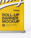 Roll-up Banner Mockup - Front View