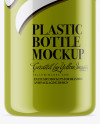Glossy Plastic Bottle Mockup