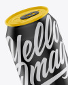 Two 500ml Matte Aluminium Cans Mockup