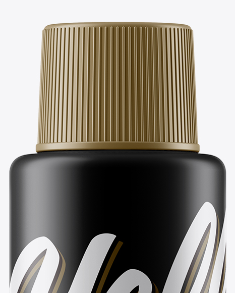 Matte Plastic Bottle Mockup