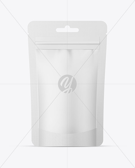 Matte Zip Lock Stand-up Pouch Mockup