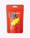 Matte Zip Lock Stand-up Pouch Mockup