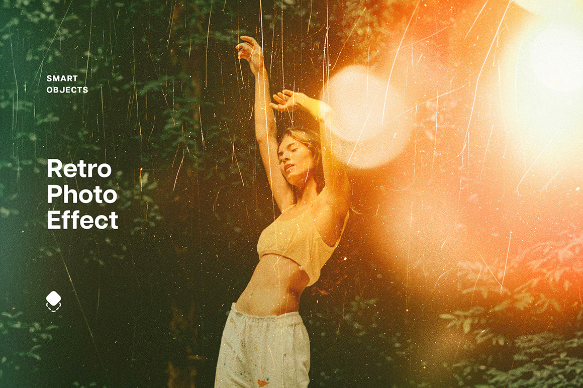 Retro Light Leaks Photo Effect Retro Light Leaks Photo Effect