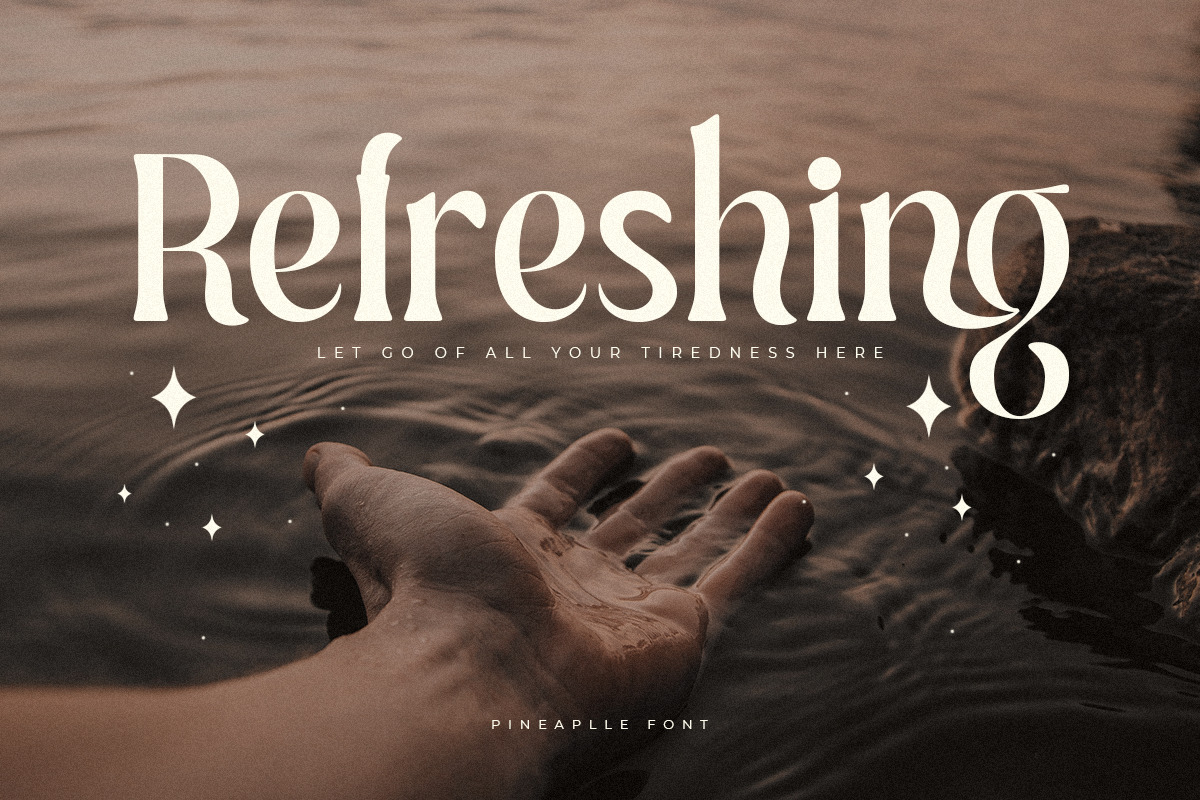 Pineapple - Unique Retro Vintage Display Font Pineapple - Unique Retro Vintage Display Font