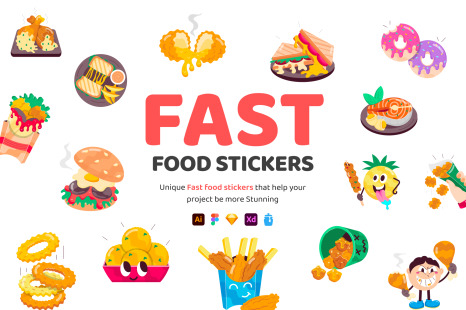 Fast Food Stickers - Refreshing