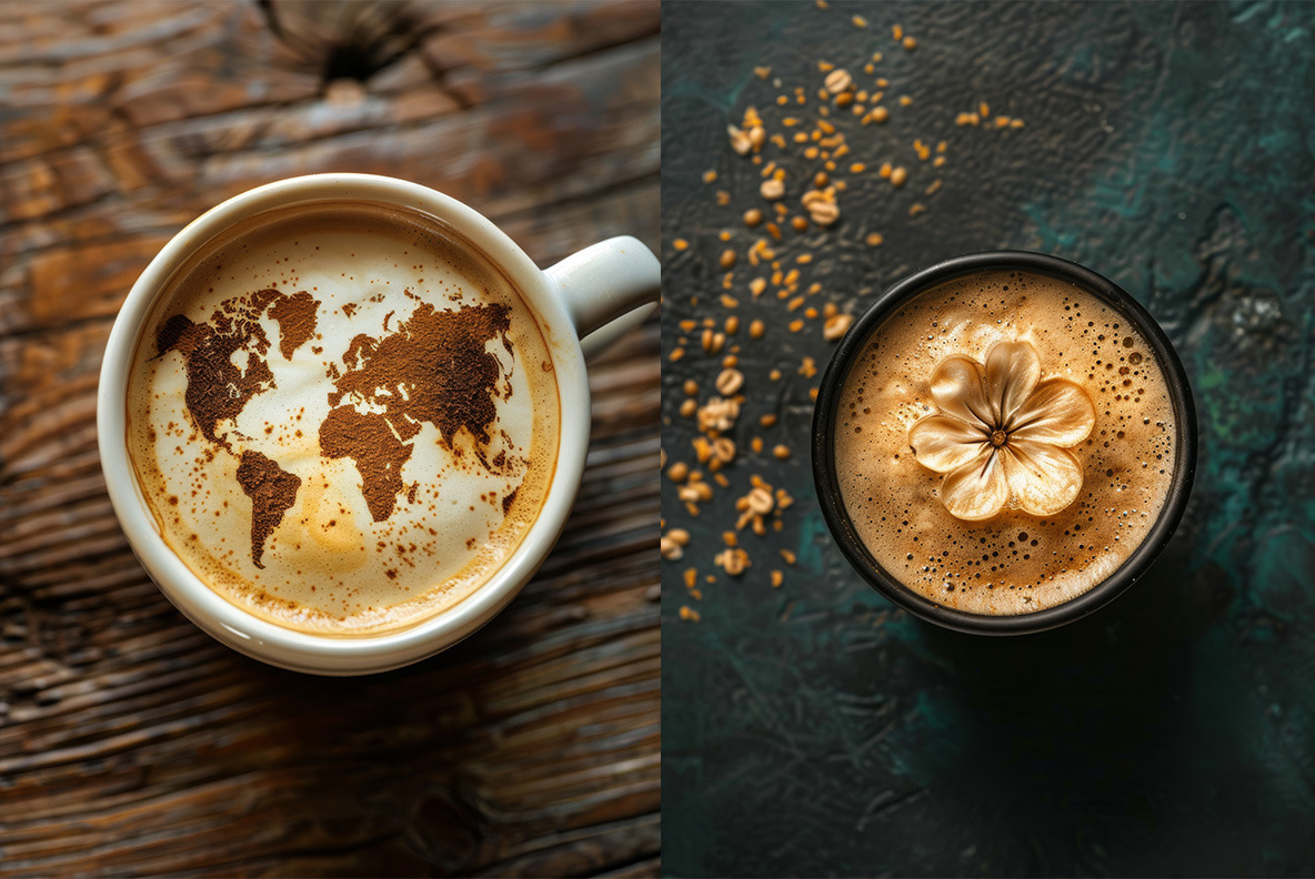 Coffee foam Coffee foam