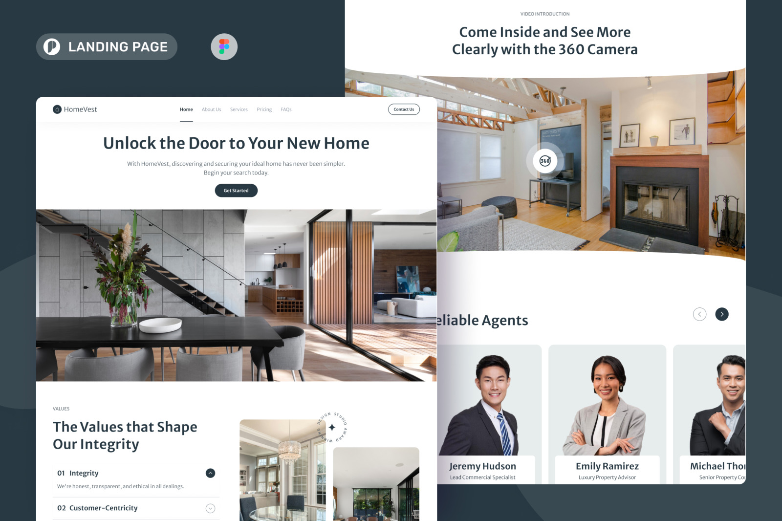 HomeVest - Real Estate Landing Page HomeVest - Real Estate Landing Page