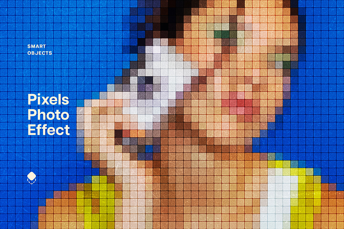 Pixel Screen Photo Effect Pixel Screen Photo Effect