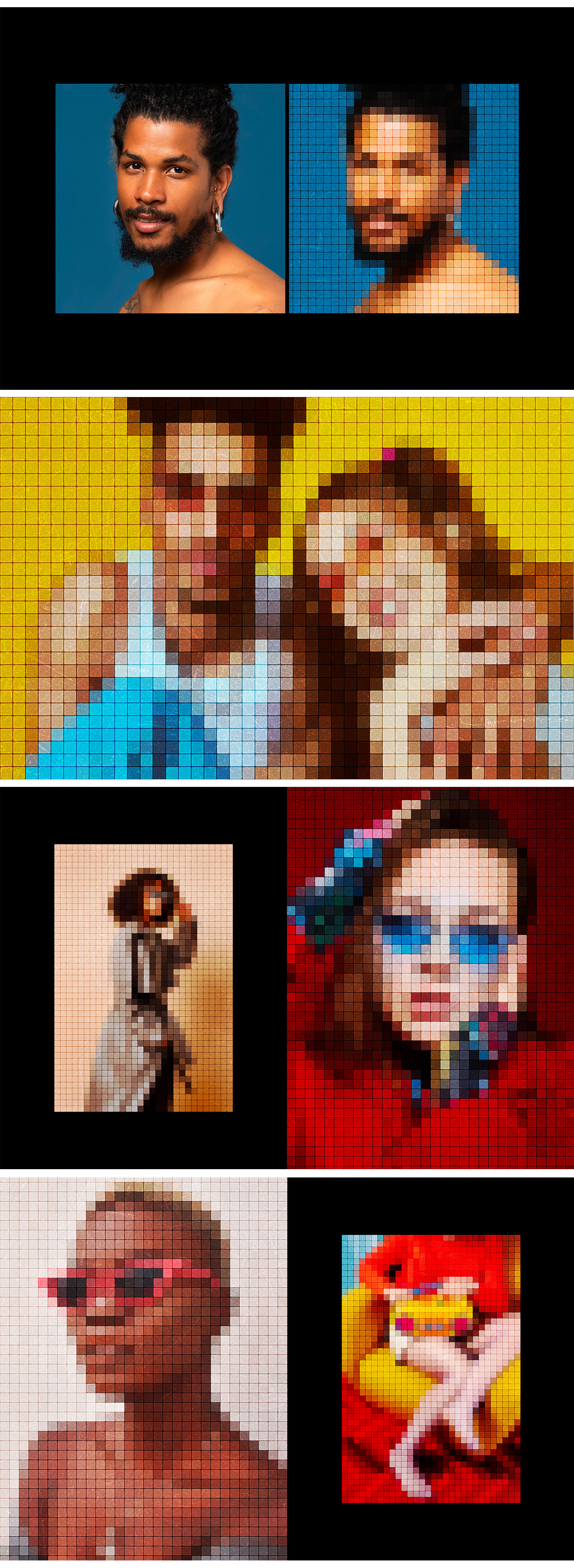 Pixel Screen Photo Effect Pixel Screen Photo Effect