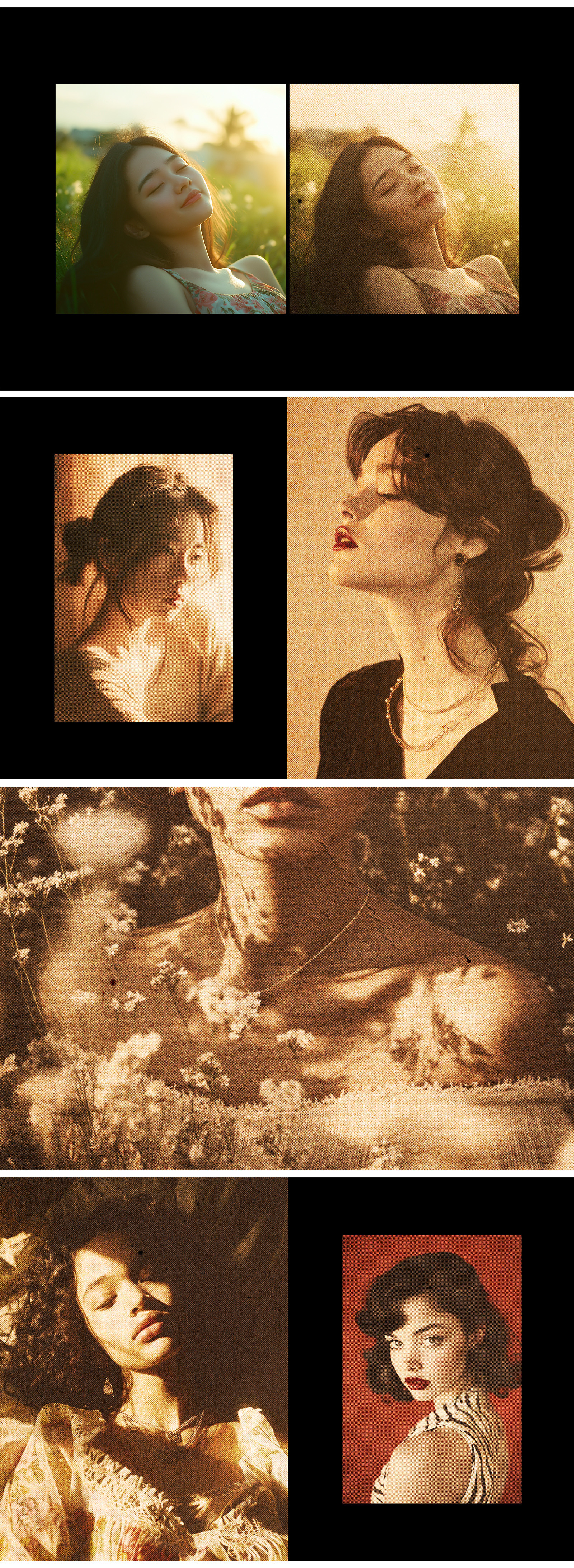 Retro Sepia Photo Effect Retro Sepia Photo Effect