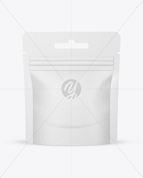 Mini Stand-Up Pouch with Zip Lock Mockup