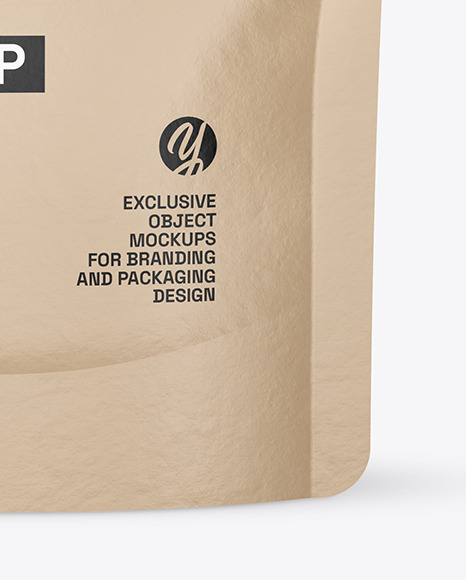Mini Stand-Up Pouch with Zip Lock Mockup