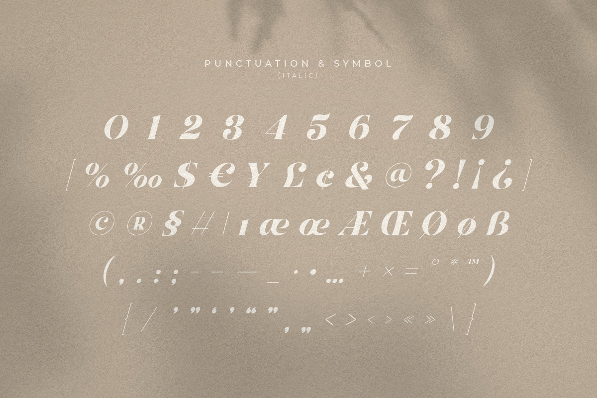 Guilin - Modern Luxury Font Family Guilin - Modern Luxury Font Family