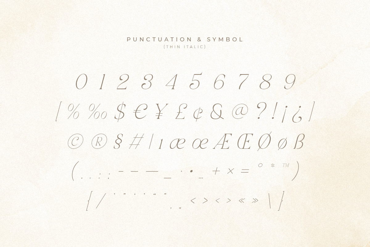 Guilin - Modern Luxury Font Family Guilin - Modern Luxury Font Family