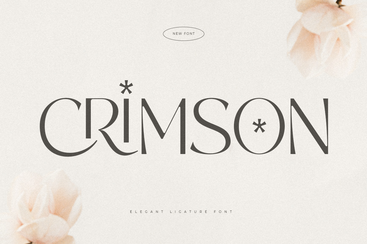 Crimson - Elegant Ligature Font Crimson - Elegant Ligature Font