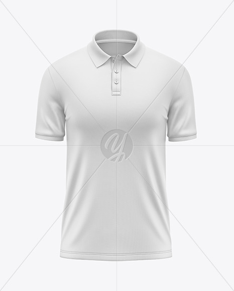 Men's Short Sleeve Polo Shirt Mockup