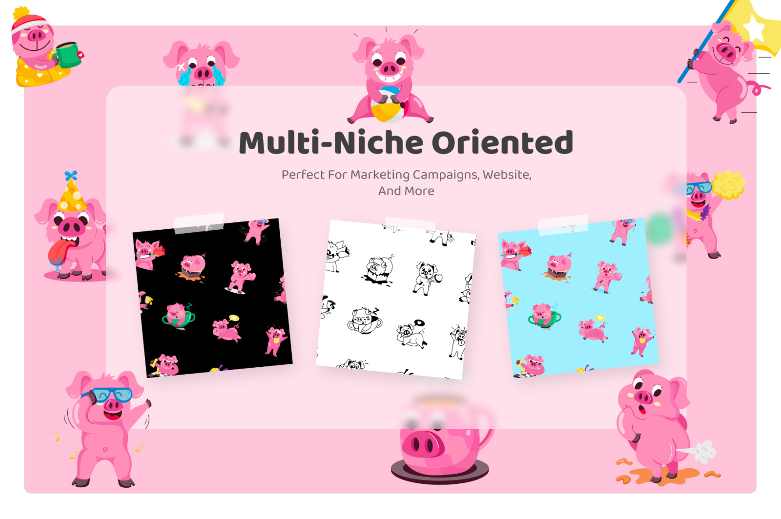 Animated Pigs Stickers Animated Pigs Stickers