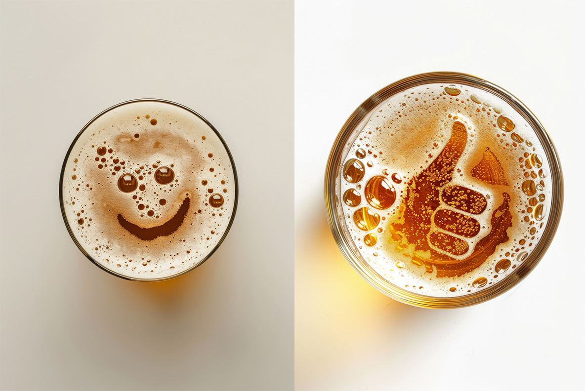 Beer foam Beer foam