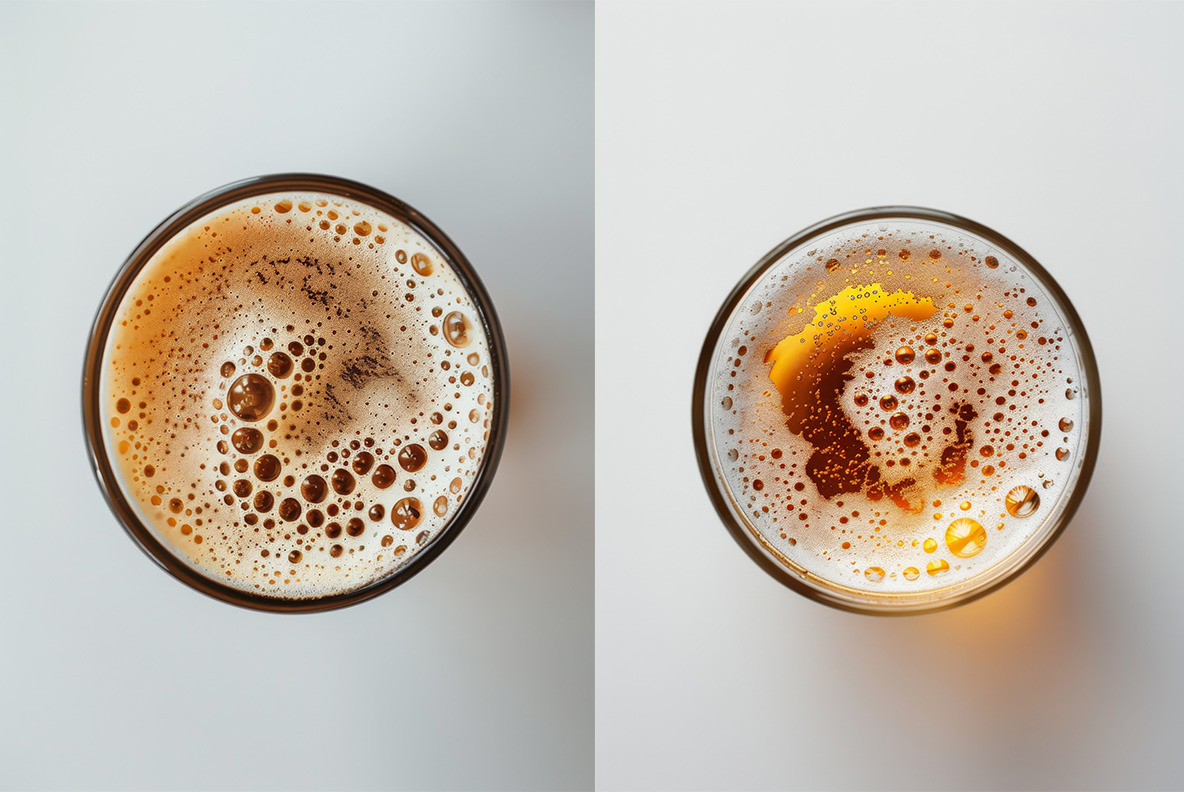 Beer foam Beer foam