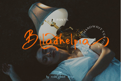 Biladhelpia Handwritten Font - Femininefont