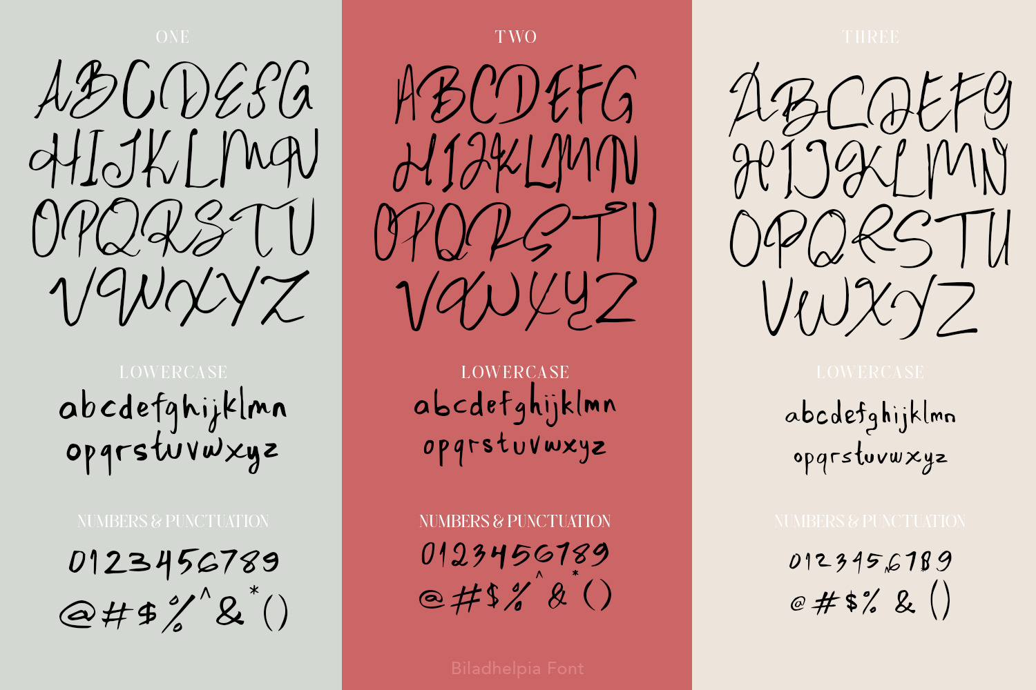 Biladhelpia Handwritten Font