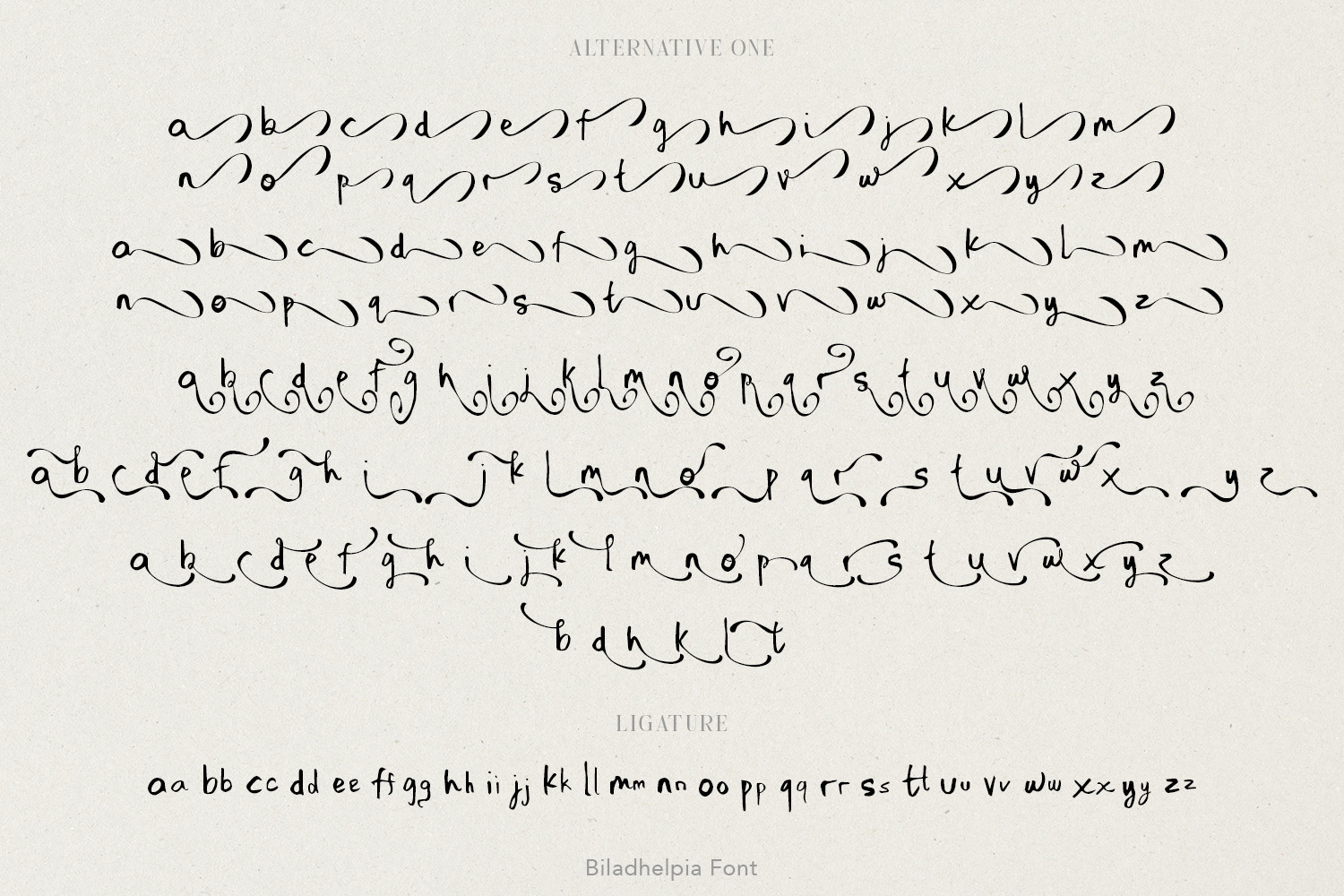 Biladhelpia Handwritten Font