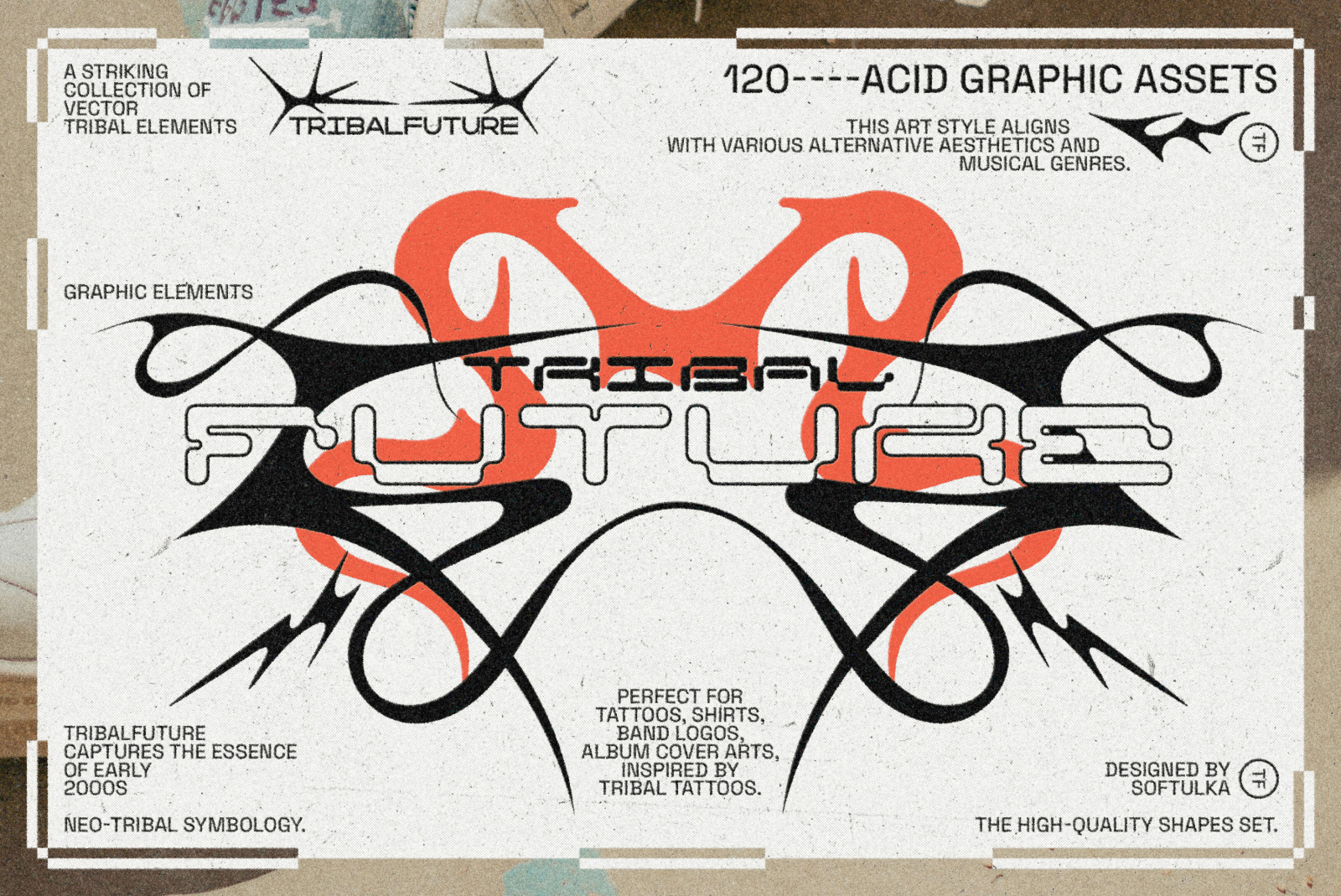 Tribal Future - Y2K Graphic Pack