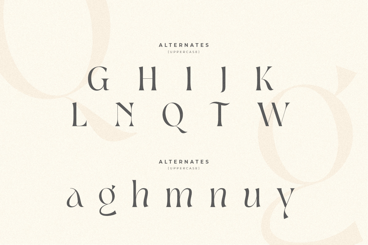 Grateful - Ligature Luxury Modern Serif Font Grateful - Ligature Luxury Modern Serif Font