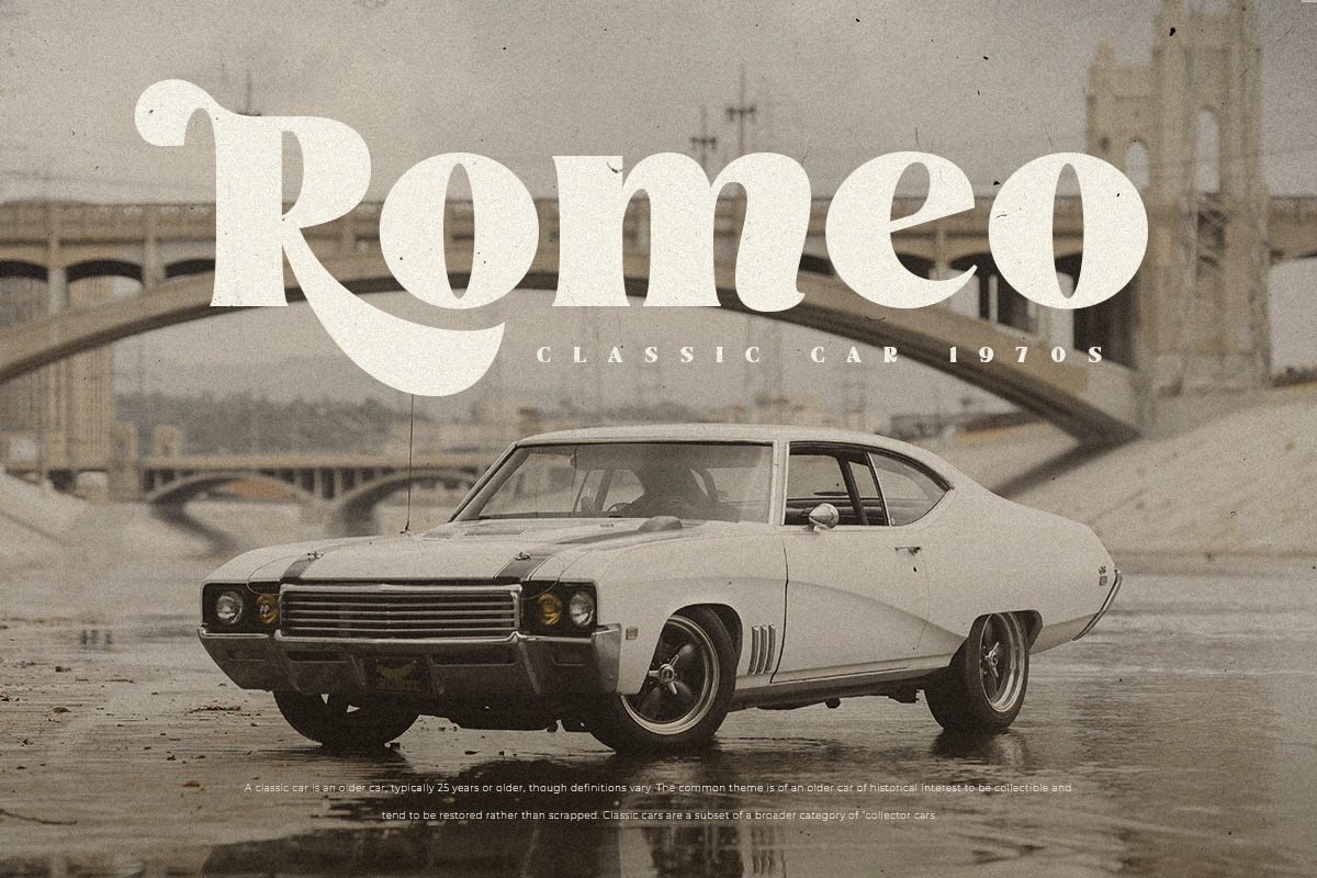 Rogue - Retro Vintage Cinematic Font Rogue - Retro Vintage Cinematic Font